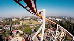 Silver Bullet Roller Coaster (Knott's Berry Farm - Buena Park, California) - 4k Roller Coaster POV V