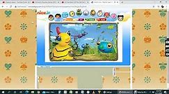 OLD VIDEO: Playing games on the Nick Jr website