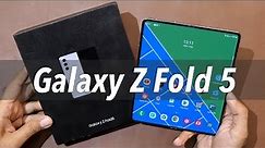 Samsung New Flagship Galaxy Z Fold 5 Overview