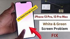 How to Fix iPhone 13 pro max Stuck on White Screen! iPhone 13 Pro Max white screen after update.2023