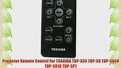 Projector Remote Control For TOSHIBA TDP-S35 TDP-S8 TDP-S80U TDP-S81U TDP-SP1