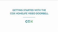 Getting Started with the Cox Homelife Video Doorbell