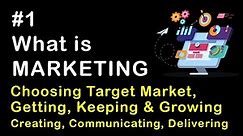 Basic concepts of marketing - #1 What is Marketing