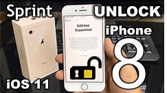 How To Unlock iPhone 8 from Sprint to any carrier