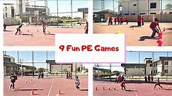 10 Physical education games |10 Team work games | Fundamental Movement Skills | Education games