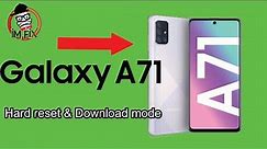 Samsung Galaxy A71 (SM_A715F) Download mode .Hard reset & format