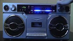Victrola 1980s Style Bluetooth Boombox Review and Test