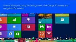 How to change Windows 8 Lock screen picture - Pureinfotech tutorial