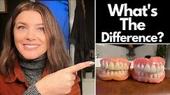 Immediate vs. Permanent Dentures