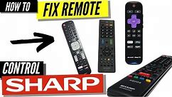 How To Fix A Sharp TV Remote Control That's Not Working