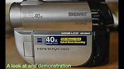 Sony DCR DVD110E. Hybrid Handycam