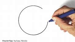 How to Draw a Perfect Circle Freehand - 3 hacks and techniques