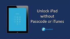 How to Unlock iPad without Passcode or iTunes 2021 Update