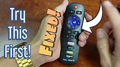 TCL Roku Smart TV Remote Control Fixed! Not Working, Unresponsive or intermittently, Ghosting, etc