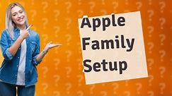 Do I need an Apple device to set up Family Sharing?