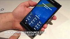 Unlocking a Blackberry Priv - Unlock code provided by blackberrycodesource.com
