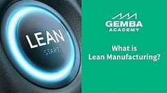Introduction to Lean Manufacturing