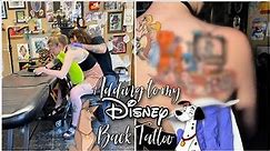 Getting ANOTHER Disney Tattoo - Adding Onto My Back Piece! | Tattoo Vlog
