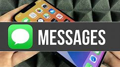 How to Send Messages on iPhone 12 Pro Max | for Beginners | The Basics