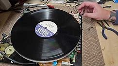 Sansui P-M7 linear record player repair