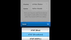 How to install AT&T APN on iPhone or iPad