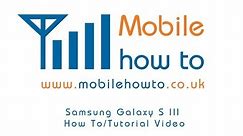 How To Insert/Remove/Replace Battery - Samsung Galaxy S3