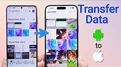 [Free] How to Transfer Data from Android to iPhone After Setup?
