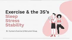 Webinar: Exercise and Sleep, Stress, and Stability | Benefits of Exercise | Dr. Curnew MD