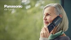 Panasonic KX-TU550 4G Mobile Phone - Your daily companion