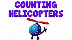 Helicopters Numbers | Learn numbers from 1 to 20