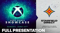 Xbox Games Showcase & Starfield Direct Summer 2023 Full Presentation