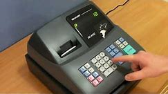 How To Set The Date And Time On The Sharp XE-A106 / XEA106 / XEA 106 Cash Register