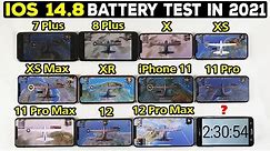 iPhone Battery Test 2021 - 7 Plus, 8 Plus, X, XS, XS Max, XR, 11, 11 Pro, 11 Pro Max, 12, 12 Pro Max