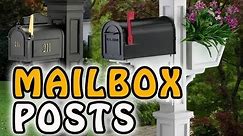 Easy Decorative Mailbox Posts - Low Cost Mailbox Covers Here