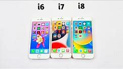 iPhone 6 Vs 7 Vs 8 in 2023 - SPEED TEST(iOS 12 Vs 15 Vs 16)
