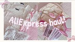AliExpress haul! | kawaii, coquette, soft girl, feminine aesthetic ✨🩰🌷