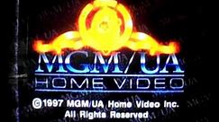 Metro-Goldwyn-Mayer(1997)/MGM/UA Home Video Logos( With MGM/UA Copyright Screen)
