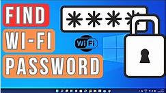 How to Find WiFi Password on Windows 11 | How to View Saved Wi-Fi Passwords in Windows 11