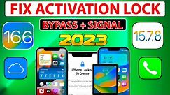 😍 Fix iCloud Bypass iPhone/iPad with Sim/Signal on iOS 16.7.2/15.8 iCloud Activation Lock to owner