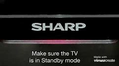Sharp Aquos Lc-49cfe5001k TV new or replacement remote pairing - how to pair a remote