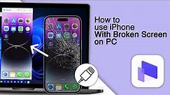 How to use iPhone With Broken Screen on PC! [2023]