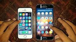 Samsung Galaxy S6 vs IPhone 5S speed test!!! in HD