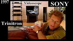 1997 SONY TRINITRON, Videoscope TV, DSS, Web TV Maximum Television commercial, Vintage SONY
