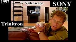 1997 SONY TRINITRON, Videoscope TV, DSS, Web TV Maximum Television commercial, Vintage SONY