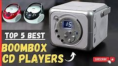 Top 5 Best Boombox CD Player On 2023 - Boombox CD Players Reviews