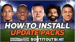 HOW TO UPDATE GRAPHICS ON FM24 - Football Manager 2024 Graphics Installation Guide