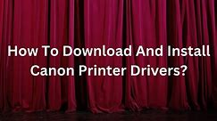Download and Install Printer Drivers
