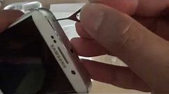 Samsung Galaxy S6 Edge: How to Insert a New SIM Card