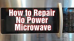 No Power on Microwave, Samsung SMH1816S Easy Fix | Ted Padon