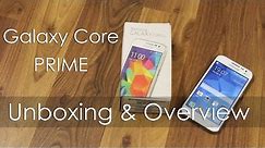 Samsung Galaxy Core PRIME Budget Android Unboxing & Overview